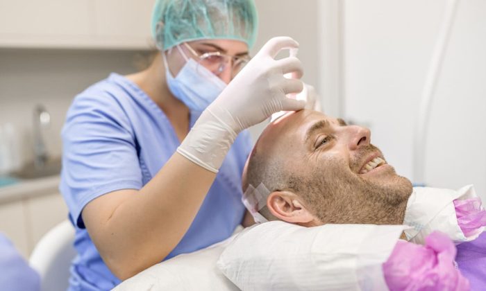 intervention greffe de cheveux