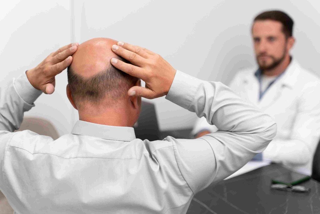 patient avec un médecin