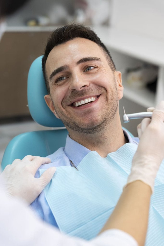 patient avec un implant all on 6