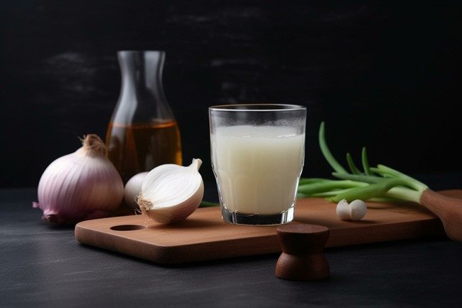 Le jus d'oignon