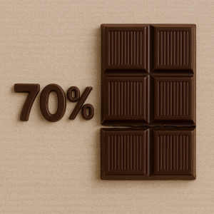 chocolat noir 70% de cacao