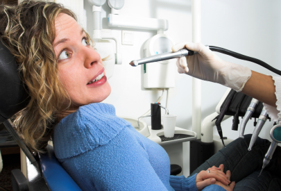 patient ayant peur du dentiste