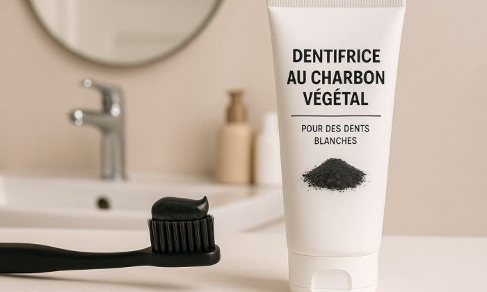Dentifrice au charbon pour dents blanches