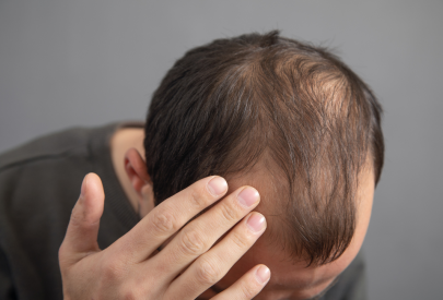 homme qui perd ses cheveux