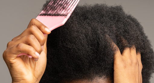 cheveux crépus afro